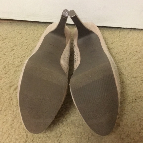 Nude high heels with diamond studs - Picture 5 of 5